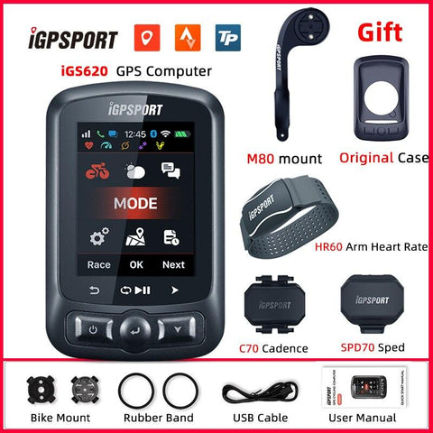 iGPSPORT iGS620 iGS520 BSC300 GPS Cycling Computer Navigation Speedometer Odometer Bike Accessories