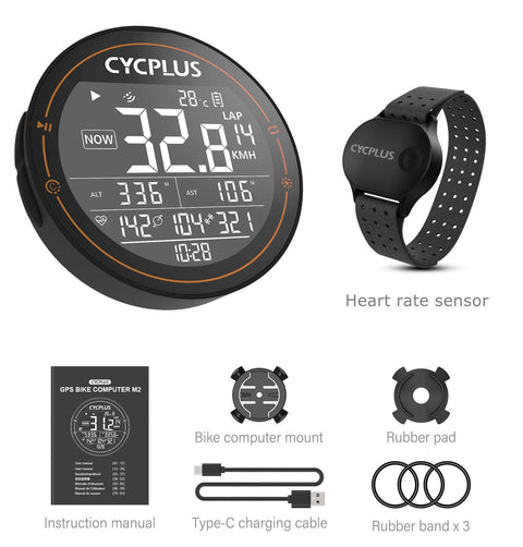 CYCPLUS M2 GPS Bicycle Computer Cycling Speedometer Bike Accessories Speed Odometer Waterproof Bluetooth ANT for Road Bike MTB