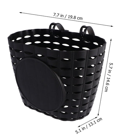 Bicycle Basket Plastic Basket Bike Carrying Storage Replacement Front Cargocycling Plastic Riding L Handlebar Tail Kids Back