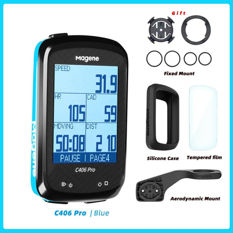 Magene C406 Bike GPS Computer C406 Pro  MTB Road Cycle Smart Wireless Waterproof Speedometer Bicycle Odometer Stra