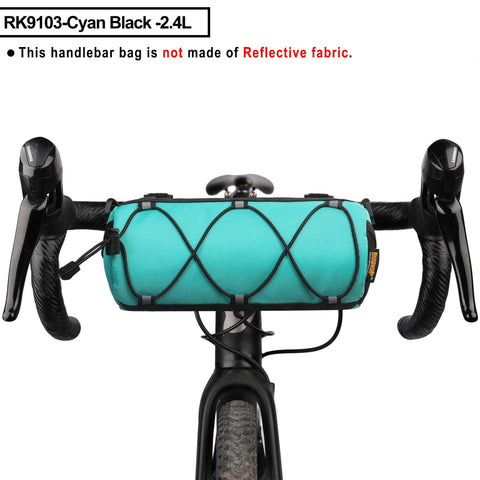 Rhinowalk Bike Bag Portable Handlebar Pannier Multi-purpose Large Capacity Backpack MTB Road Cycling Frame Tube Bag Elastic Band