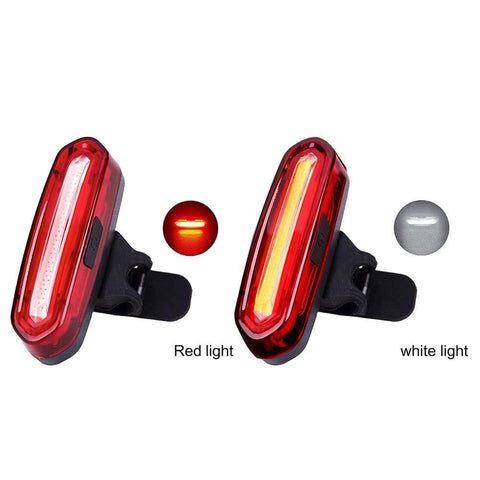1/2Pcs Bike Taillight  Waterproof COB LED MTB Front Rear Light USB Rechargeable Night Cycling Bicycle Safety Warning Light