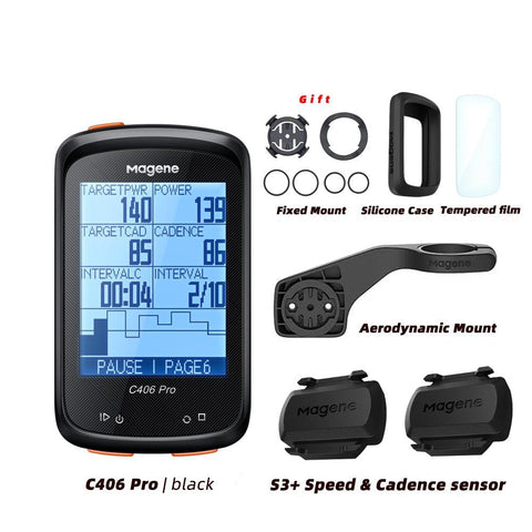 Magene C406 Bike GPS Computer C406 Pro  MTB Road Cycle Smart Wireless Waterproof Speedometer Bicycle Odometer Stra