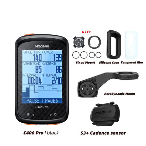 Magene C406 Bike GPS Computer C406 Pro  MTB Road Cycle Smart Wireless Waterproof Speedometer Bicycle Odometer Stra