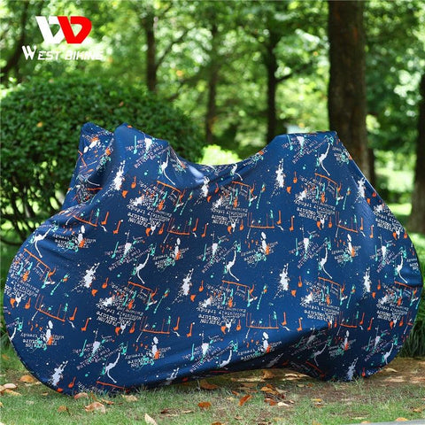 WEST BIKING Full Bicycle Protector Cover MTB Road Bike Dustproof Scratch-proof Storage Bag Bike Frame Wheel Protection Equipment