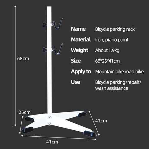 ThinkRider Bicycle Floor Parking Rack Stand For Mountain Road Bike Indoor Garage Storage Bike replacement Stand Maintenance Holder