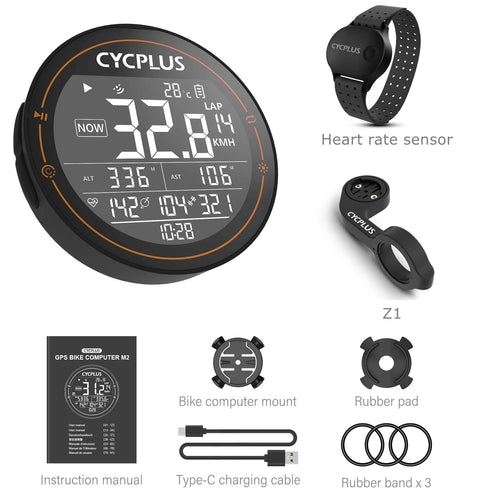 CYCPLUS M2 GPS Bicycle Computer Cycling Speedometer Bike Accessories Speed Odometer Waterproof Bluetooth ANT for Road Bike MTB