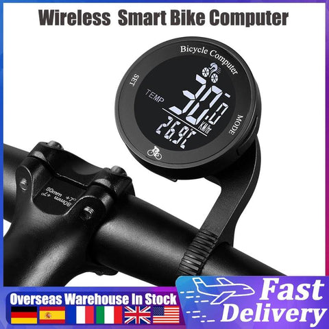 New Wireless Bike Computer Waterproof Bicycle Odometer Multifunctional LCD Screen Cycling Speedometer Mountain Bike Speedo Meter