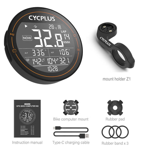 CYCPLUS M2 GPS Bicycle Computer Cycling Speedometer Bike Accessories Speed Odometer Waterproof Bluetooth ANT for Road Bike MTB