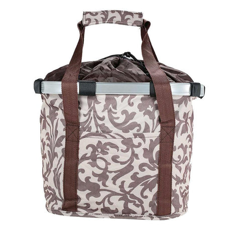 Bicycle Front Basket Bike Small Pet Dog Carry Pouch 2in1 Detachable MTB Handlebar Tube Hanging Basket Fold Baggage Bag 5KG Load