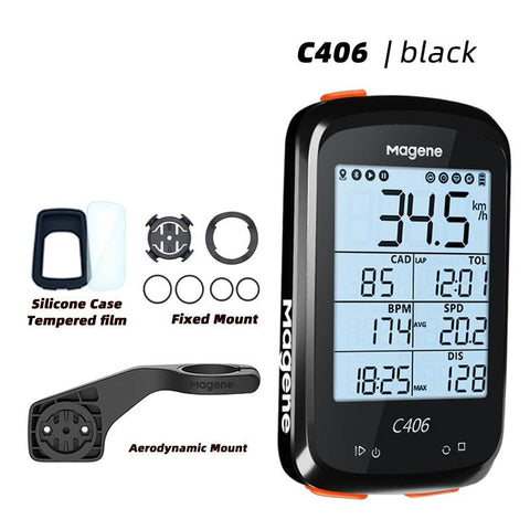 Magene C406 Bike GPS Computer C406 Pro  MTB Road Cycle Smart Wireless Waterproof Speedometer Bicycle Odometer Stra