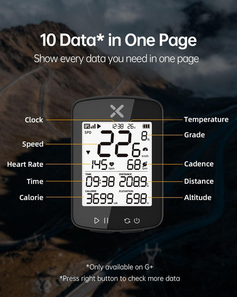 XOSS G2 G+2 Bike Computer Wireless GPS Cycling Speedometer Roadbike MTB Waterproof ANT+ Cadence Speed Smart Bicycle Computer