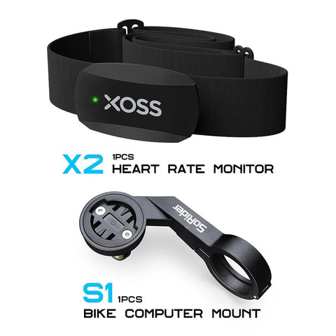 XOSS S1 Bike Computer Mount Vortex Speed and Cadence Sensor X2 Heart Rate Monitor ANT+ Cycling For GARMIN Magene iGPSPORT Bryton