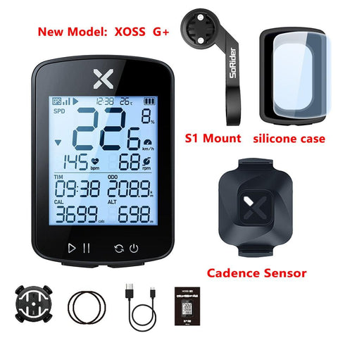 XOSS G2 G+2 Bike Computer Wireless GPS Cycling Speedometer Roadbike MTB Waterproof ANT+ Cadence Speed Smart Bicycle Computer