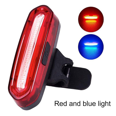 1/2Pcs Bike Taillight  Waterproof COB LED MTB Front Rear Light USB Rechargeable Night Cycling Bicycle Safety Warning Light