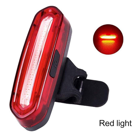 1/2Pcs Bike Taillight  Waterproof COB LED MTB Front Rear Light USB Rechargeable Night Cycling Bicycle Safety Warning Light