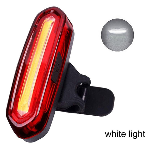 1/2Pcs Bike Taillight  Waterproof COB LED MTB Front Rear Light USB Rechargeable Night Cycling Bicycle Safety Warning Light