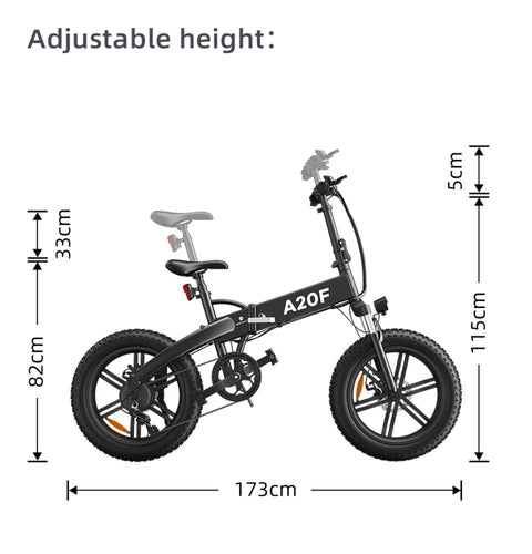 ADO A20F+ Foldable Mountain Electric Bike