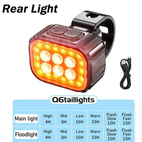 Bicycle Q6 Light Set