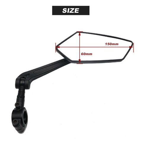 Bicycle Rear View Mirror Reflector/ Adjustable