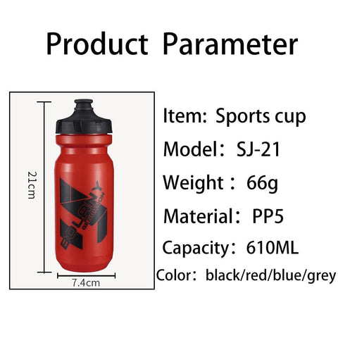 Bike Water Bottle 610ML/550ML PP5 Lightweight Outdoor Gym Sports Portable Cup Cycling Kettle Mountain Road Bicycle Accessories