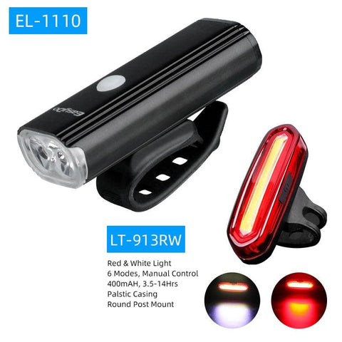 Easydo EL-1110 Dual XPG LED Headlight Alloy Housing 4400mAH Battery 1000Lumen 360 Degree Rotation Cycling Lighting Front Lantern