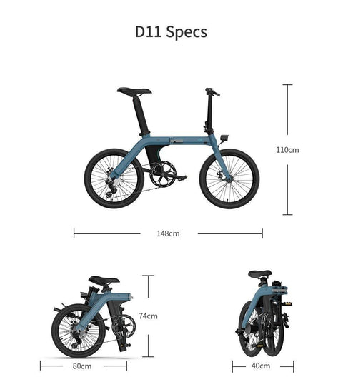 FIIDO D11 Electric Mountain Bike with mudguard and light