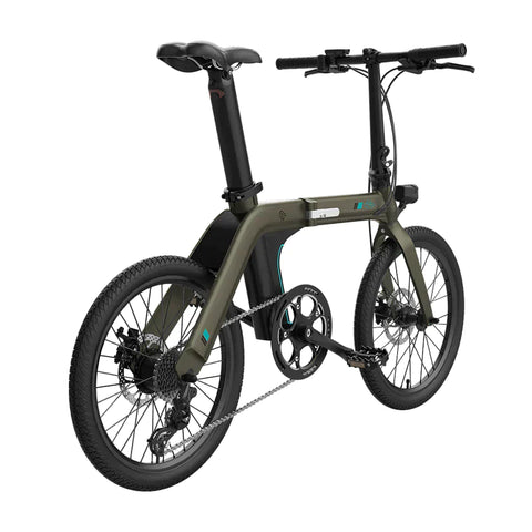 FIIDO D21 Folding Electric Bike with mudguard and light