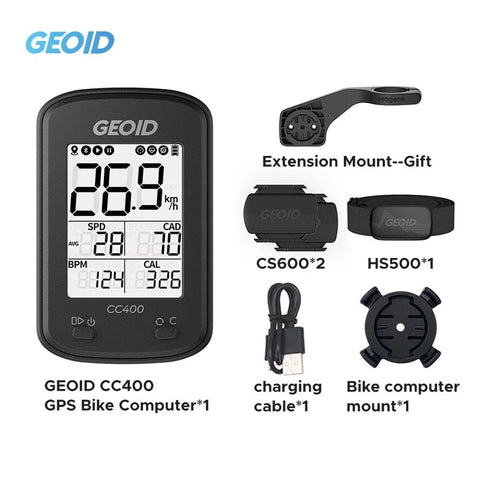 GEOID GPS Bike Computer Cycling ANT Bluetooth Bicycle Speedometer Wireless MTB Cyclocomputer Cycle Odometer Cadence Sensor IGP