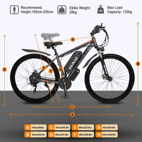 GUNAI GN29 Electric Bike Preorder (Arriving Mid-November)