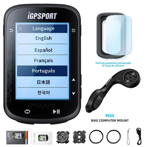 IGPSPORT BSC200 200 Wireless Bicycle Computer GPS Bike Speedometer Cycling Odometer 2.5in ANT+ APP Sync Slope Altitude