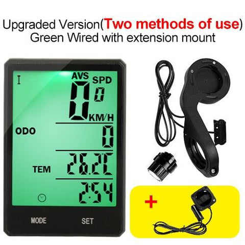 INBIKE Rainproof MTB Bike Computer Bicycle Speedometer Wireless Wired Odometer Cycling Watch LED Screen Measurable Watch IC321