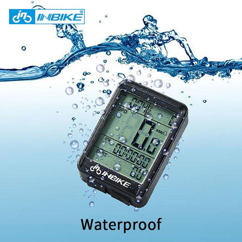 INBIKE Rainproof MTB Bike Computer Bicycle Speedometer Wireless Wired Odometer Cycling Watch LED Screen Measurable Watch IC321