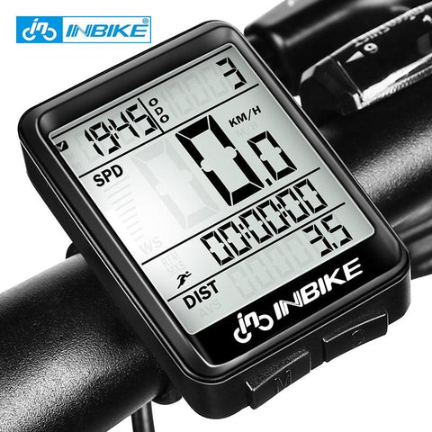 INBIKE Rainproof MTB Bike Computer Bicycle Speedometer Wireless Wired Odometer Cycling Watch LED Screen Measurable Watch IC321