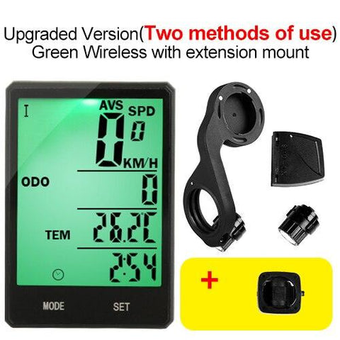 INBIKE Rainproof MTB Bike Computer Bicycle Speedometer Wireless Wired Odometer Cycling Watch LED Screen Measurable Watch IC321