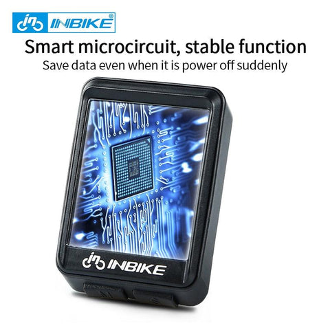 INBIKE Rainproof MTB Bike Computer Bicycle Speedometer Wireless Wired Odometer Cycling Watch LED Screen Measurable Watch IC321