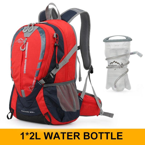 INOXTO 25L mountaineering hydrating backpack, cycling backpack, trail running, marathon, hiking backpack, 2L water bag