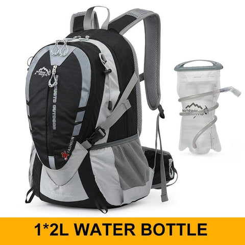 INOXTO 25L mountaineering hydrating backpack, cycling backpack, trail running, marathon, hiking backpack, 2L water bag