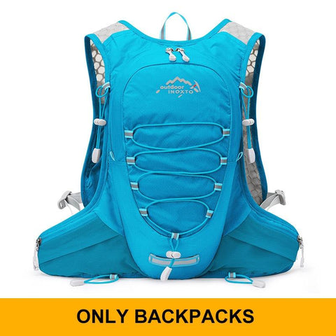 INOXTO-Portable waterproof bicycle backpack, 10 liters, water bag, suitable for outdoor sports, mountaineering, hiking, hydratio