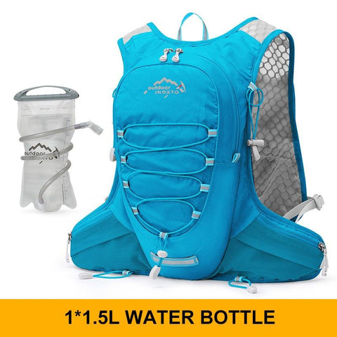 INOXTO-Portable waterproof bicycle backpack, 10 liters, water bag, suitable for outdoor sports, mountaineering, hiking, hydratio