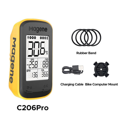 Magene C206 Pro Bike Computer Wireless GPS Speedometer Waterproof Road MTB Bicycle Bluetooth ANT with Cadence Cycling Sensor
