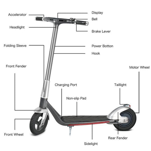 Mankeel Sliver Wings Electric Scooter