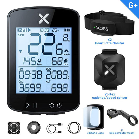 New Version xoss G+ G2 G plus Bike Computer GPS Generation 2 Cycling Wireless Speedometer Tracker Odometer Road MTB Bike ANT+