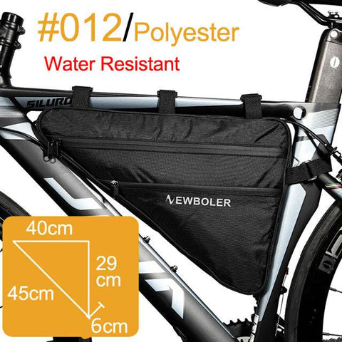 NEWBOLER Bicycle Bag Rainproof Large Capacity MTB Road Bike Frame Bag Triangle Pouch Waterproof Caulking Bag Pannier Accessories
