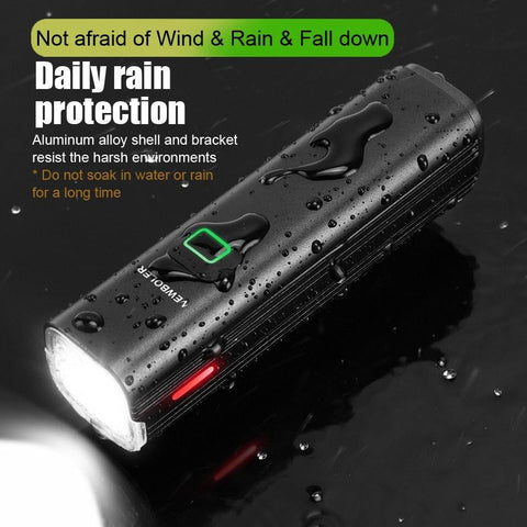 NEWBOLER Bicycle Light Front 1000Lumen Bike Light 4800mAh  Waterproof Flashlight USB Charging MTB Road Cycling Lamp Accessories