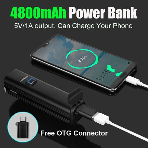 NEWBOLER Bicycle Light Front 1000Lumen Bike Light 4800mAh  Waterproof Flashlight USB Charging MTB Road Cycling Lamp Accessories