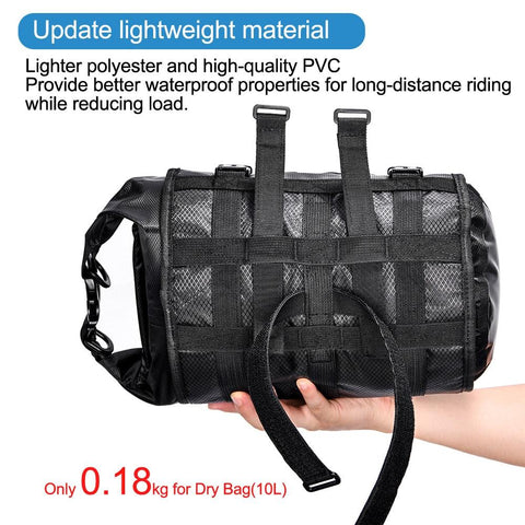 NEWBOLER Bike Front Tube Bag Waterproof Bicycle Handlebar Basket Pack Cycling Front Frame Pannier Bicycle Accessories