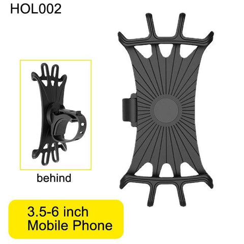 NEWBOLER MTB Phone Mount Stand Bicycle Holder 360° Rotatable Aluminum Adjustable Bike Phone Holder Non-slip Cycling Bracke