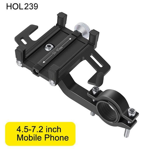 NEWBOLER MTB Phone Mount Stand Bicycle Holder 360° Rotatable Aluminum Adjustable Bike Phone Holder Non-slip Cycling Bracke