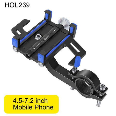 NEWBOLER MTB Phone Mount Stand Bicycle Holder 360° Rotatable Aluminum Adjustable Bike Phone Holder Non-slip Cycling Bracke
